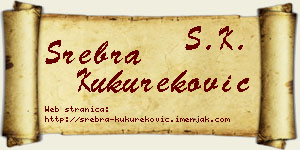 Srebra Kukureković vizit kartica